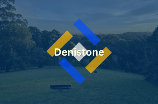 Denistone Park with PURE Epoxy Flooring Logo and Branding overlapping.